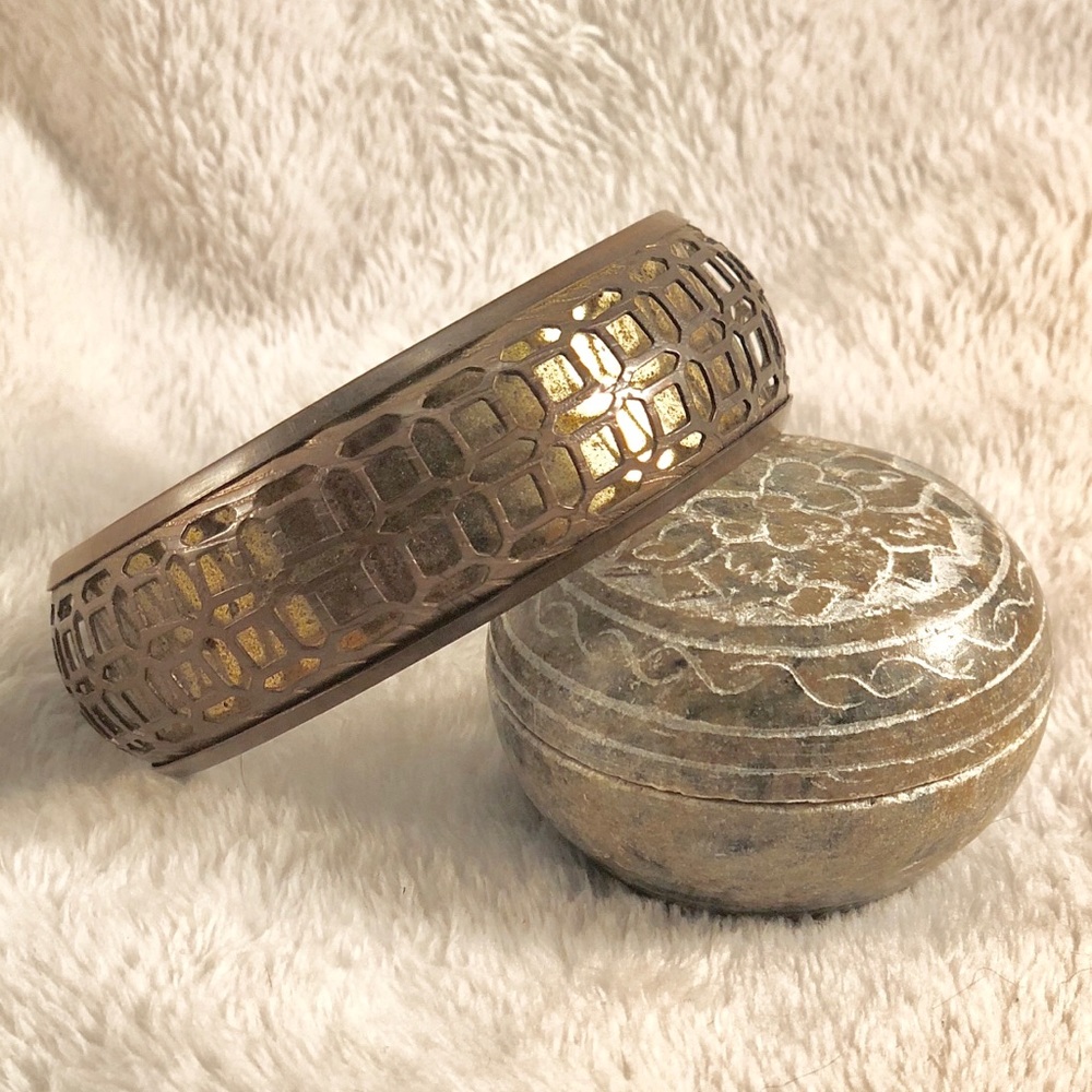 Vintage Bronze Bracelet Cuff